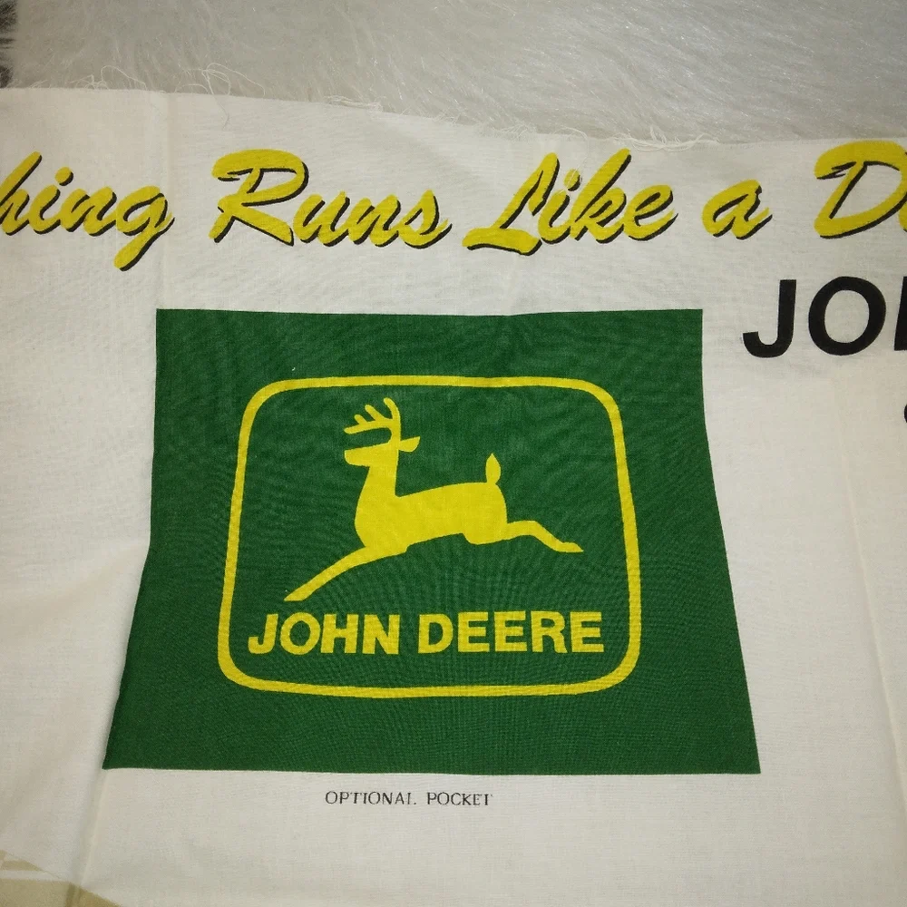 FABRIC John Deere Child's Vest Licensed Cut & Sew Fabric Panel